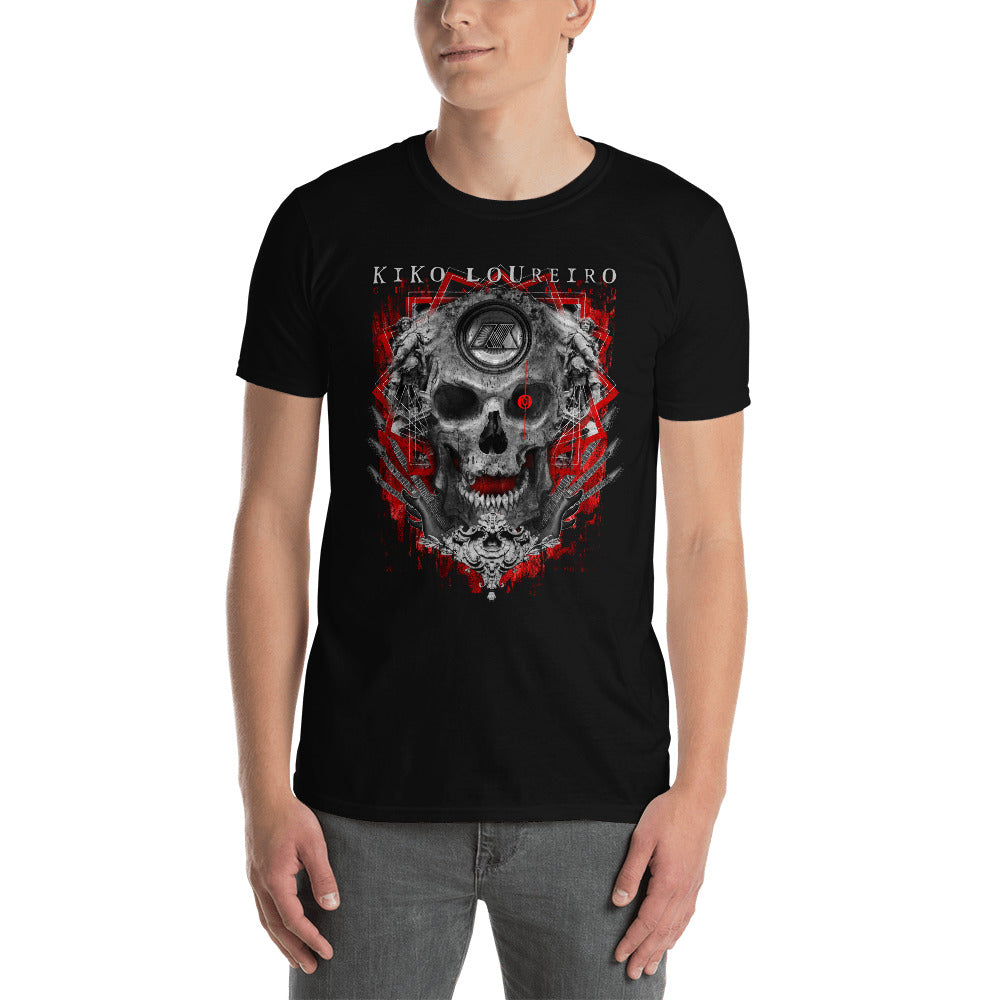 Skull Red and Black T-shirt by Kiko Loureiro - Kiko Loureiro