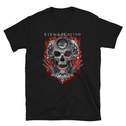 Skull Red and Black T-shirt by Kiko Loureiro - Kiko Loureiro